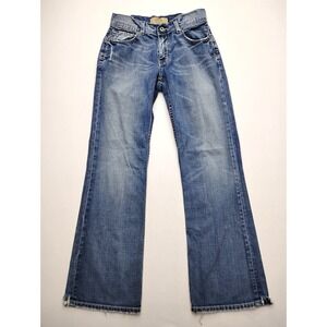 BKE Buckle Jeans Mens 28x32 Judson Boot Cut Denim Distressed Western